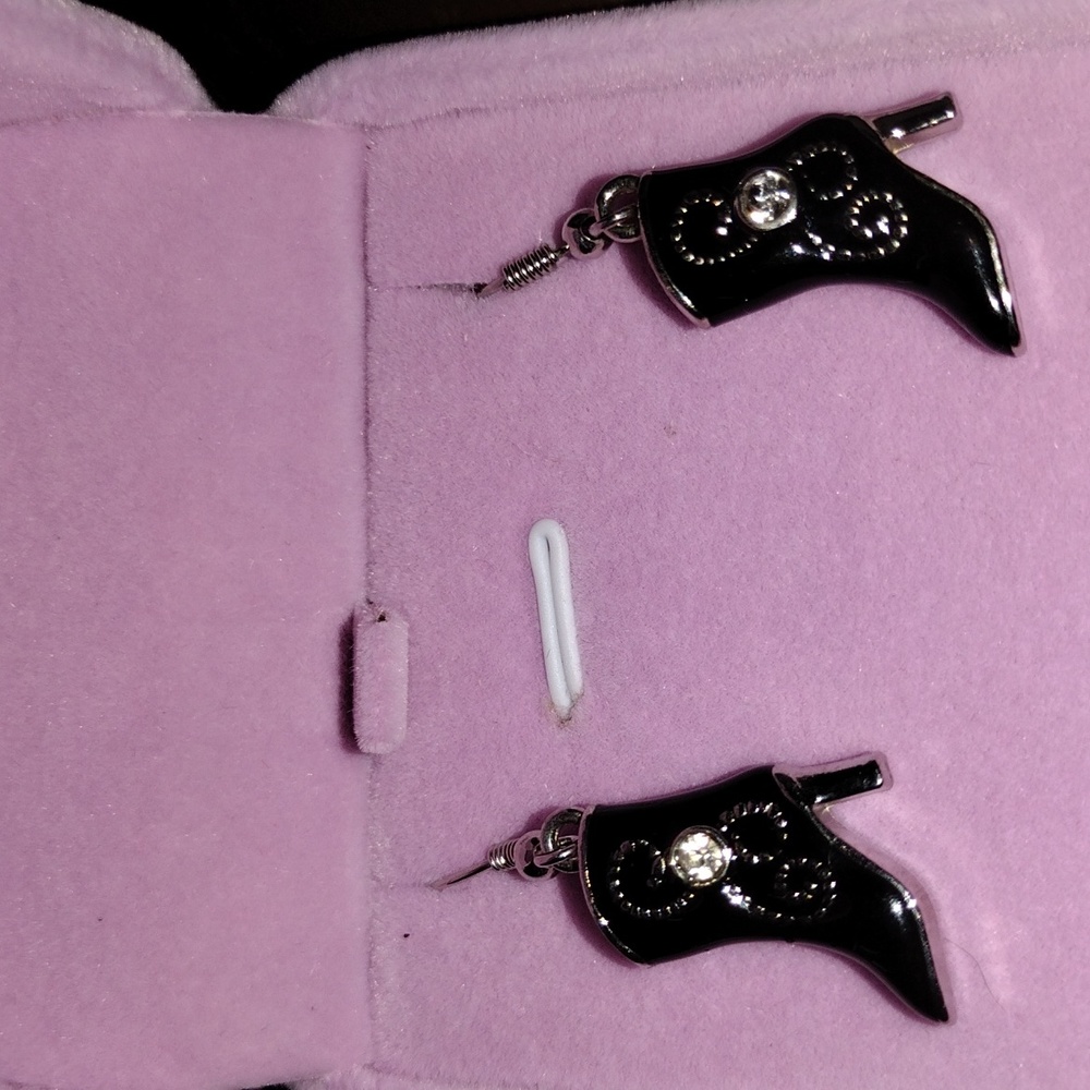 Cowboy boot earings